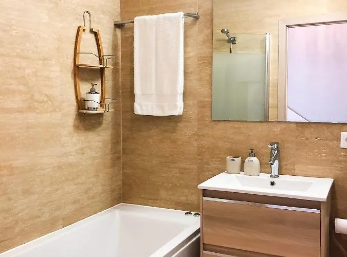 Apartman Lux&2jacuzzi. New! Golden Mile Americas, Parque Santiago 2. Pool Heated Sea Water 2 Bdr